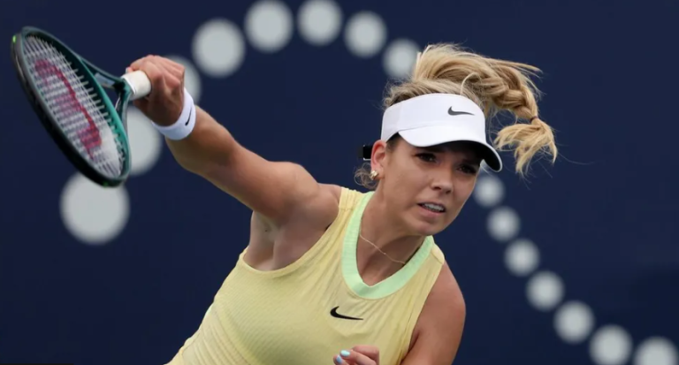 San Diego Open: Britain’s Katie Boulter beats Donna Vekic in straight sets to reach first WTA 500 semi-final